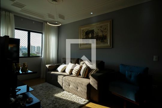 Sala de apartamento à venda com 3 quartos, 98m² em Vila Caminho do Mar, São Bernardo do Campo