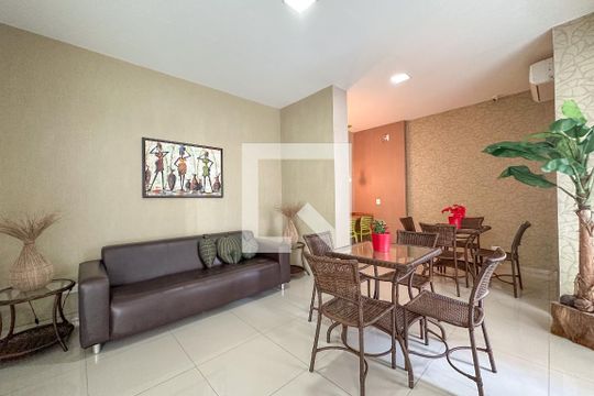 Área Comum - Espaço de Convivência  de apartamento para alugar com 3 quartos, 100m² em Centro, Guarujá