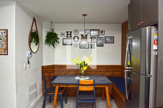 Cozinha - Sala de jantar de casa à venda com 3 quartos, 80m² em Jardim Santa Cruz (sacoma), São Paulo