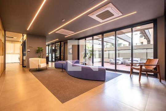 Área comum de kitnet/studio à venda com 1 quarto, 35m² em Pinheiros, São Paulo