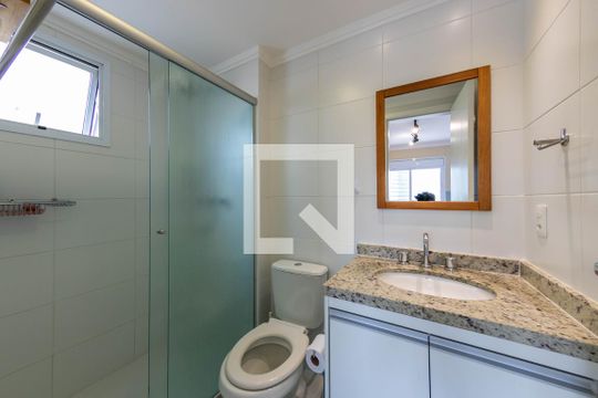 Banheiro de apartamento para alugar com 2 quartos, 79m² em Parque da Vila Prudente, São Paulo