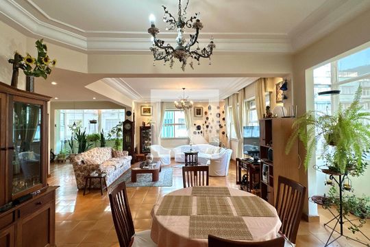 Sala de apartamento à venda com 4 quartos, 275m² em Copacabana, Rio de Janeiro