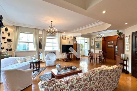 Sala de apartamento à venda com 4 quartos, 275m² em Copacabana, Rio de Janeiro