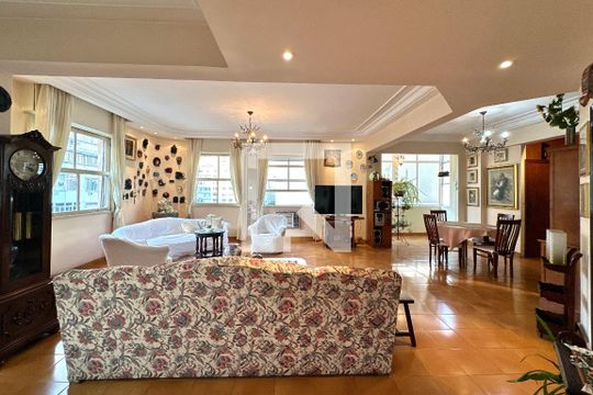 Sala de Jantar de apartamento à venda com 4 quartos, 275m² em Copacabana, Rio de Janeiro