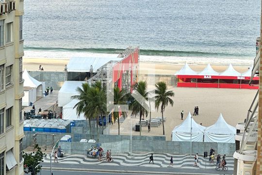Vista da Sala de apartamento à venda com 4 quartos, 275m² em Copacabana, Rio de Janeiro