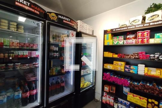 Área comum - Minimercado de apartamento à venda com 1 quarto, 24m² em Santo Amaro, São Paulo