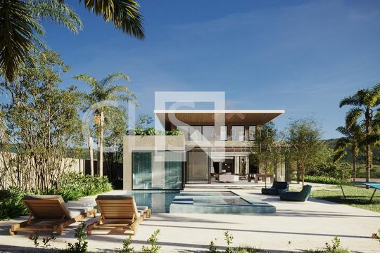 piscina de casa de condomínio à venda com 4 quartos, 843m² em Alphaville, Nova Lima