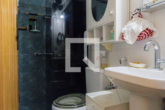 Banheiro da Suíte de casa à venda com 3 quartos, 113m² em Freguesia de Jacarepaguá, Rio de Janeiro
