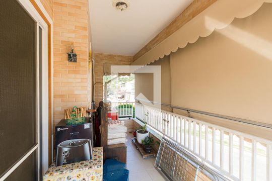 Varanda da Sala de casa à venda com 3 quartos, 113m² em Freguesia de Jacarepaguá, Rio de Janeiro