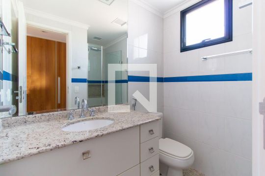 Banheiro da Suíte 01 de apartamento à venda com 3 quartos, 171m² em Tatuapé, São Paulo