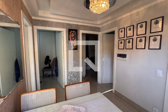Sala de apartamento à venda com 3 quartos, 76m² em Conjunto Residencial Parque Bandeirantes, Campinas