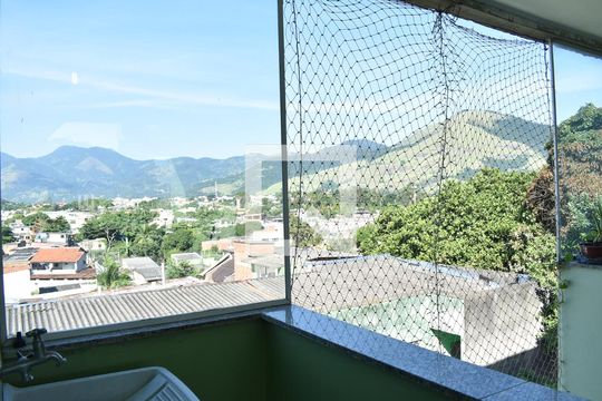 Vista da Sala de apartamento para alugar com 2 quartos, 58m² em Campo Grande, Rio de Janeiro