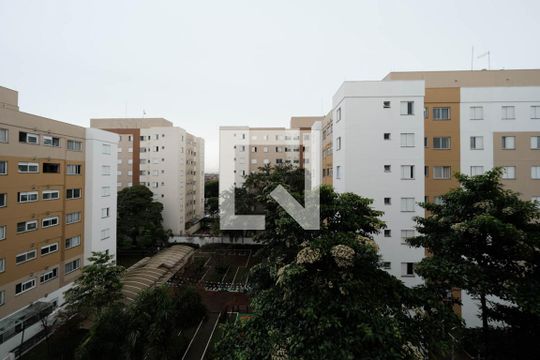 Vista da Sala/Cozinha de apartamento à venda com 2 quartos, 47m² em Jardim São Francisco (zona Leste), São Paulo