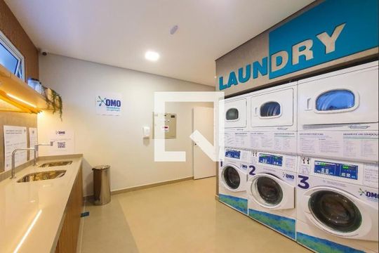 Área comum - Lavanderia  de kitnet/studio à venda com 1 quarto, 26m² em Liberdade, São Paulo
