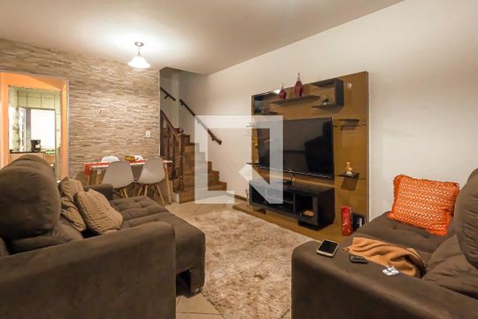 Sala de casa de condomínio para alugar com 2 quartos, 160m² em Vila Imaculada, Guarulhos