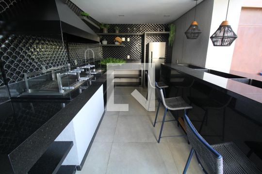 Área comum - Churrasqueira de kitnet/studio para alugar com 1 quarto, 26m² em Vila Mariana, São Paulo