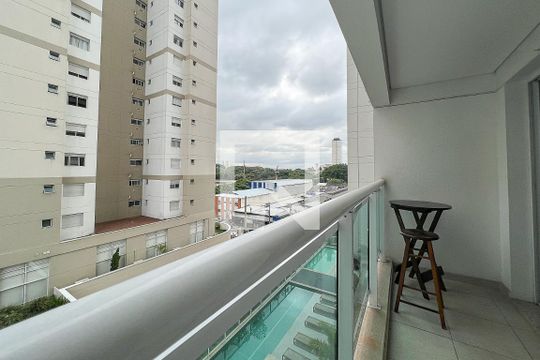 Varanda de apartamento à venda com 1 quarto, 45m² em Várzea da Barra Funda, São Paulo