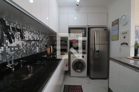 Cozinha de kitnet/studio à venda com 1 quarto, 34m² em Brás, São Paulo