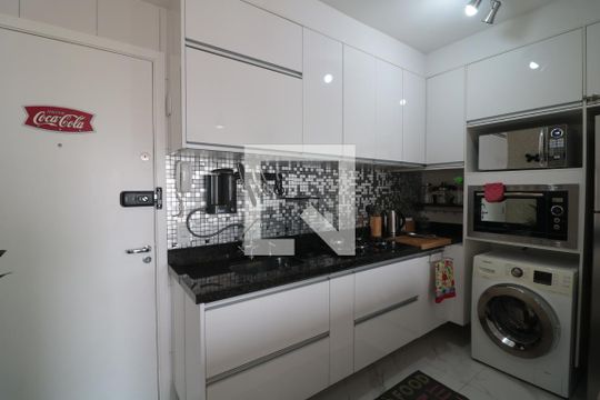 Cozinha de kitnet/studio à venda com 1 quarto, 34m² em Brás, São Paulo