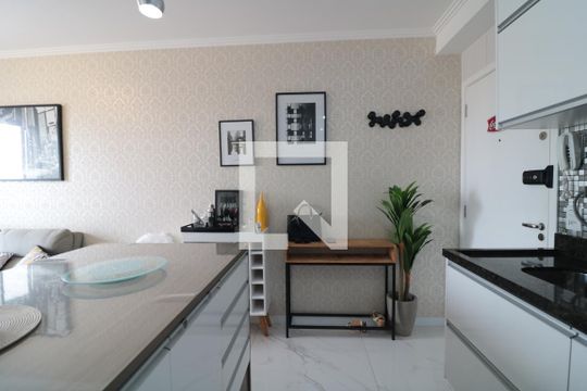 Cozinha de kitnet/studio à venda com 1 quarto, 34m² em Brás, São Paulo