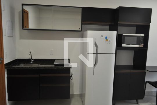 Cozinha - Armários de apartamento para alugar com 1 quarto, 25m² em Vila Mazzei, São Paulo