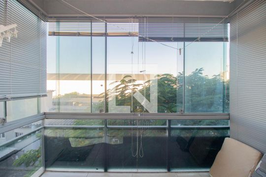 Varanda da Sala de apartamento à venda com 1 quarto, 45m² em Sarandi, Porto Alegre