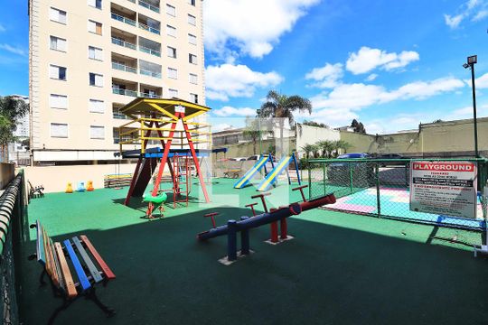 Área comum - Playground de apartamento para alugar com 3 quartos, 65m² em Vila São Pedro, Santo André