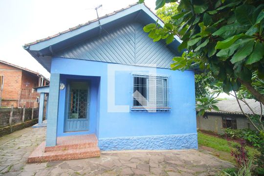 Fachada  de casa à venda com 2 quartos, 72m² em São Jorge, Novo Hamburgo