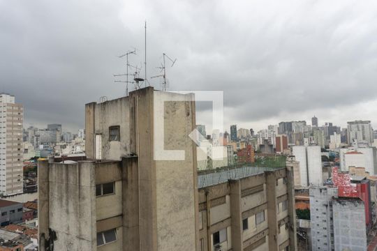 Vista da Sala de kitnet/studio para alugar com 1 quarto, 40m² em Bela Vista, São Paulo