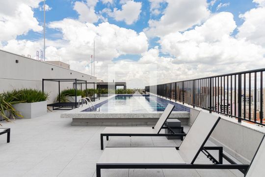 Área comum (Cobertura) - Piscina de kitnet/studio para alugar com 0 quarto, 29m² em Vila Mariana, São Paulo