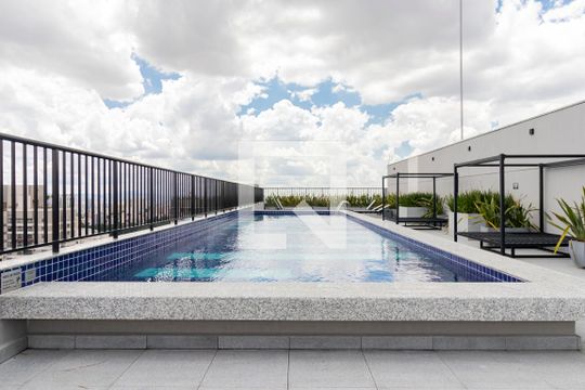 Área comum (Cobertura) - Piscina de kitnet/studio para alugar com 0 quarto, 29m² em Vila Mariana, São Paulo