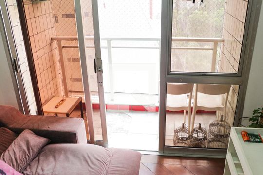 Varanda da Sala de apartamento à venda com 3 quartos, 105m² em Barra da Tijuca, Rio de Janeiro