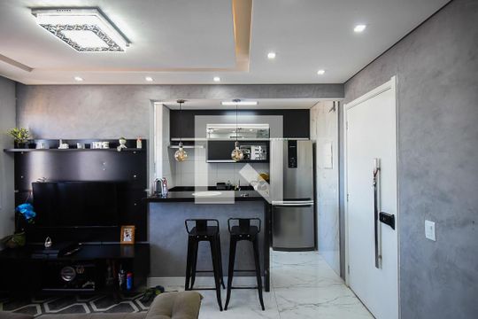 Sala de apartamento à venda com 3 quartos, 89m² em Jardim Novo Taboão, São Paulo
