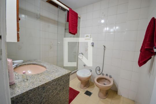 Banheiro da Suíte de apartamento à venda com 3 quartos, 142m² em Vila Isabel, Rio de Janeiro