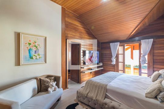 Quarto 1 Suite de casa para alugar com 5 quartos, 800m² em Jardim Bela Vista, Santo André