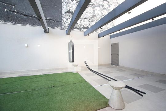 Área Comum - Espaço Fitness de kitnet/studio para alugar com 1 quarto, 27m² em Pinheiros, São Paulo