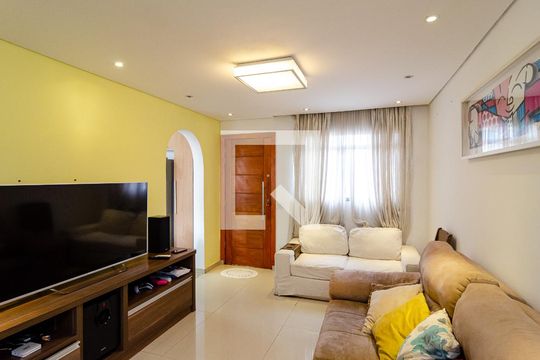Sala de casa de condomínio à venda com 3 quartos, 76m² em Jardim Oriental, São Paulo