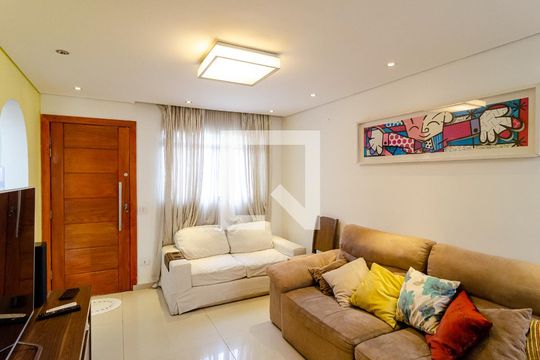 Sala de casa de condomínio à venda com 3 quartos, 76m² em Jardim Oriental, São Paulo