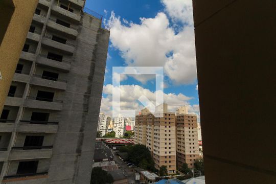 Vista da Suíte de apartamento à venda com 1 quarto, 32m² em Brás, São Paulo
