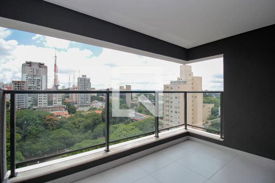 Varanda da Sala de apartamento para alugar com 2 quartos, 98m² em Pinheiros, São Paulo