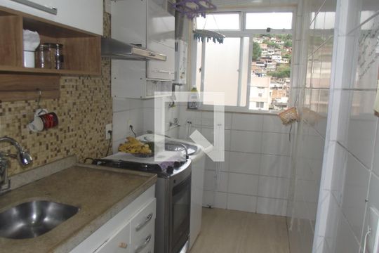 Cozinha de apartamento à venda com 2 quartos, 49m² em Engenho Novo, Rio de Janeiro