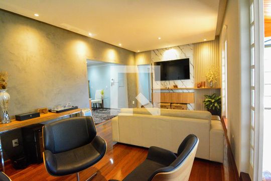 Sala de apartamento à venda com 4 quartos, 143m² em Luxemburgo, Belo Horizonte