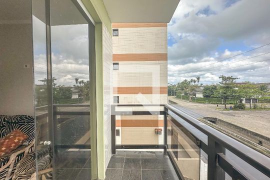 Varanda de apartamento para alugar com 3 quartos, 102m² em Balneario Cidade Atlantica, Guarujá