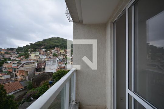 Varanda da sala de apartamento à venda com 2 quartos, 60m² em Madureira, Rio de Janeiro