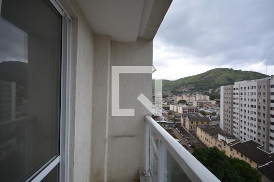 Varanda da sala de apartamento à venda com 2 quartos, 60m² em Madureira, Rio de Janeiro