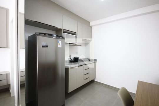 Cozinha de kitnet/studio à venda com 1 quarto, 32m² em Vila Mariana, São Paulo
