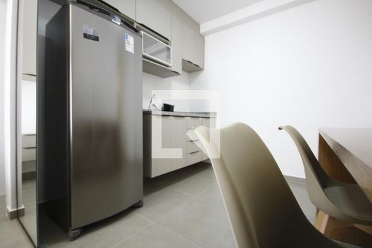 Cozinha de kitnet/studio à venda com 1 quarto, 32m² em Vila Mariana, São Paulo