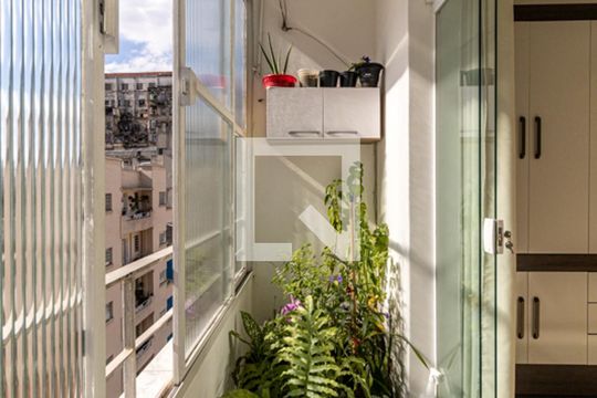Varanda do Quarto de apartamento à venda com 1 quarto, 48m² em Santa Ifigênia, São Paulo