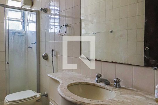 Banheiro do Quarto 2 Suíte de apartamento à venda com 3 quartos, 118m² em Serra, Belo Horizonte