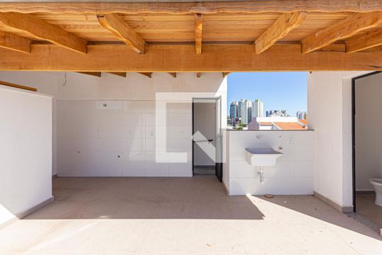 Área de Serviço - Cobertura de apartamento à venda com 2 quartos, 87m² em Jardim Ocara, Santo André